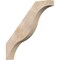 Ekena Millwork 5 1/2"W x 44"D x 44"H Funston Smooth Knee Brace, Douglas Fir BRC06X44X44FST00SDF - alternate 1
